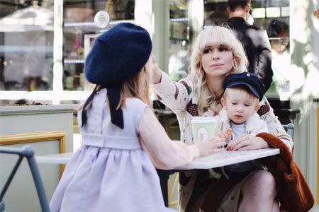 Coury Combs with son and daughter