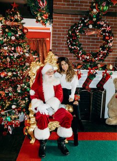 Santa with Ashley Torres
