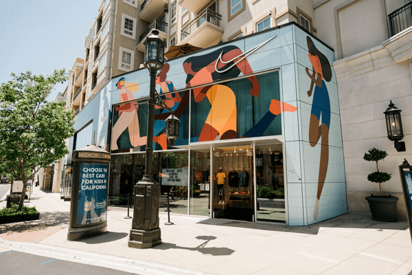 Nike façade at Americana at Brand