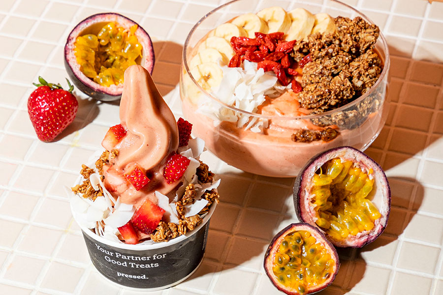 Passion Fruit Freeze & Smoothie Bowl at Pressed