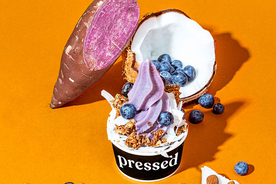 Ube Freeze Launch at Pressed