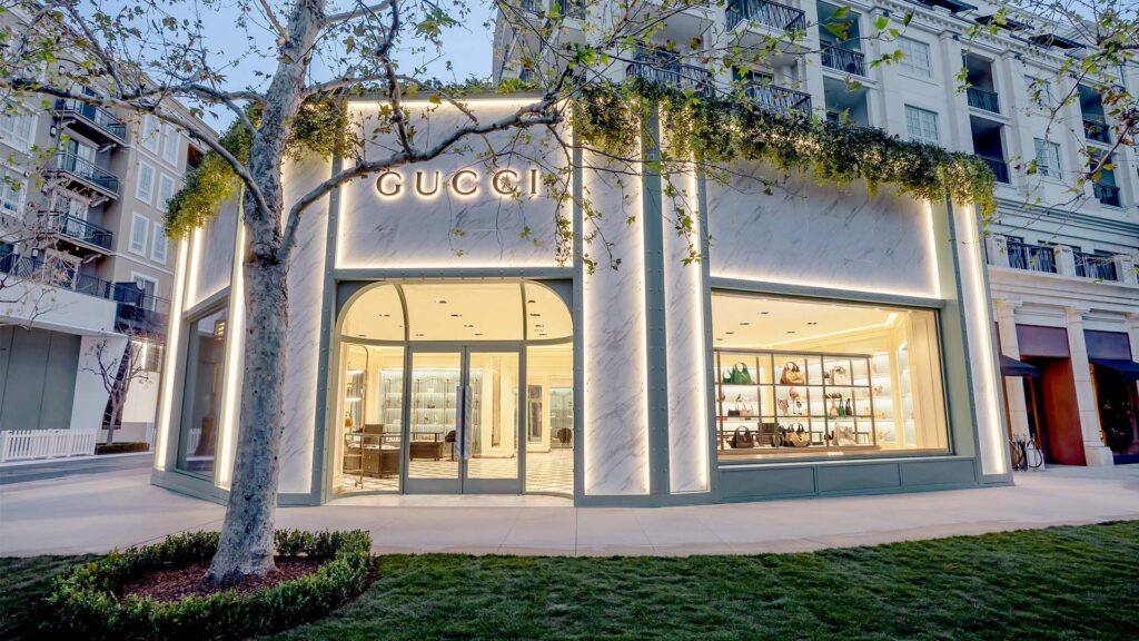 Gucci store at The Americana at Brand