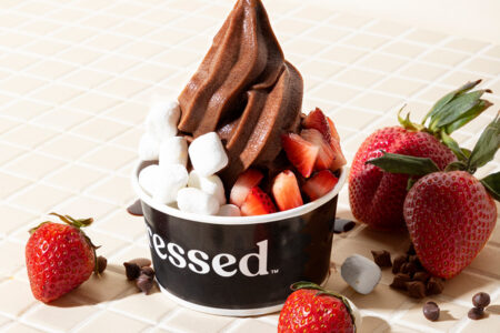 Chocolate Strawberry Sundae at Pressed