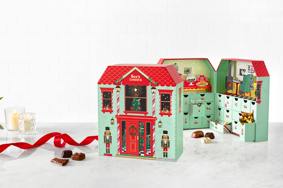 Advent Calendar at See’s Candies