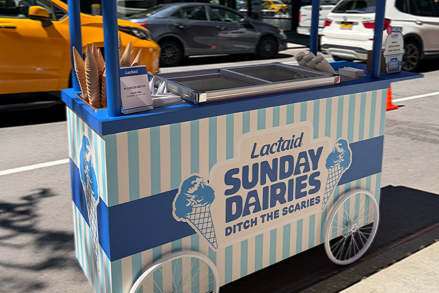 LACTAID® Sunday Dairies Cart